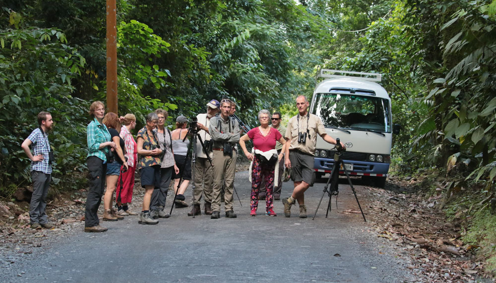 Reisgezelschap Stichting Vogelreizen - Costa Rica 2017
